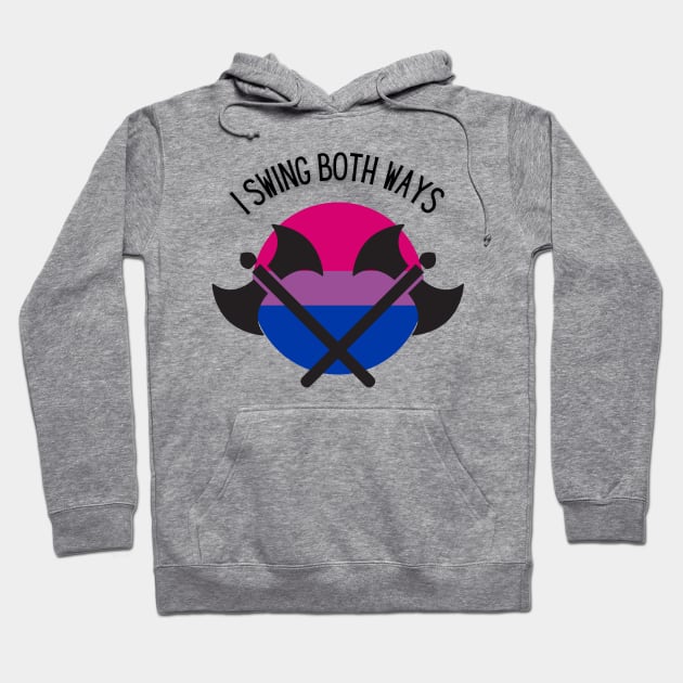 Bi Pride with Axes! Hoodie by KatherineMcIntyre